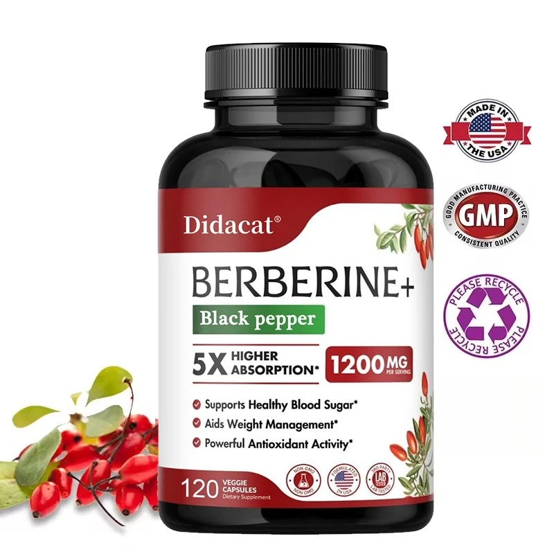Berberine Hcl Capsule - Integratore Berberine HCl - per metabolismo
