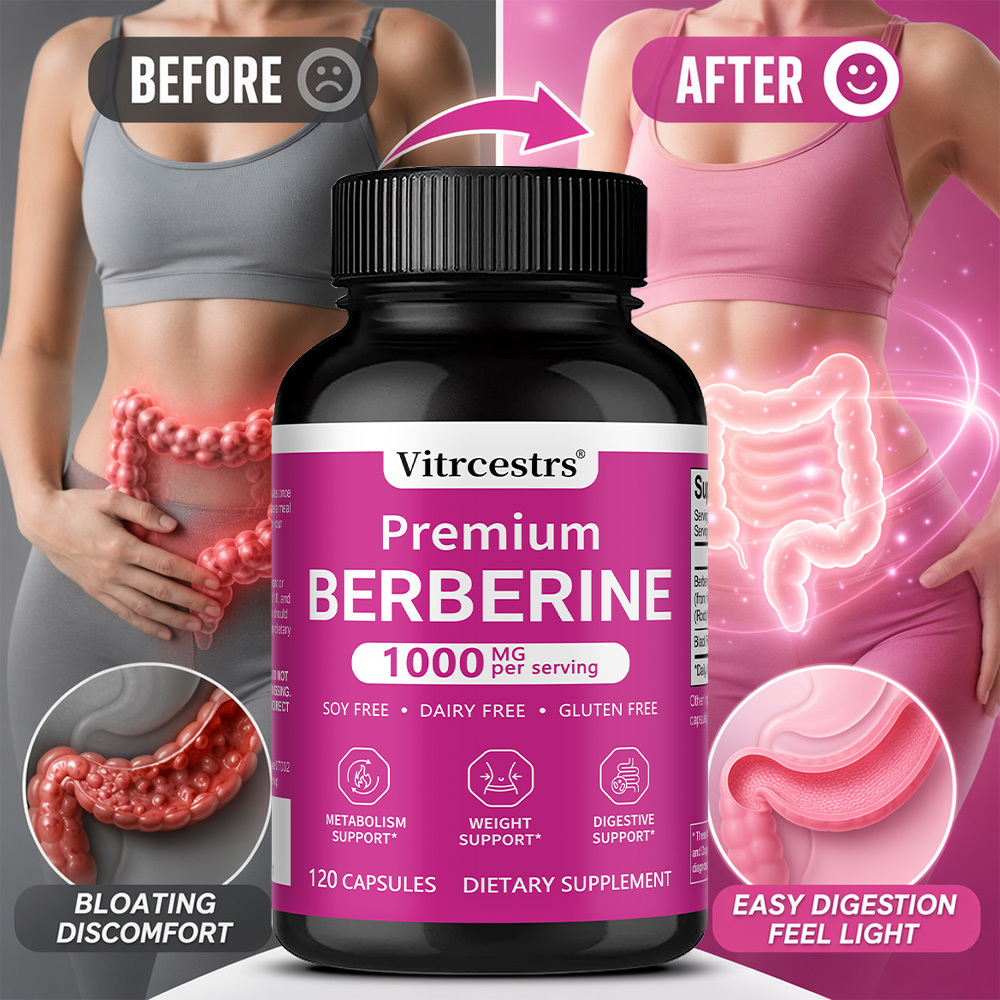 Berberine Hcl Capsule - Integratore di Berberina HCl 1000mg per