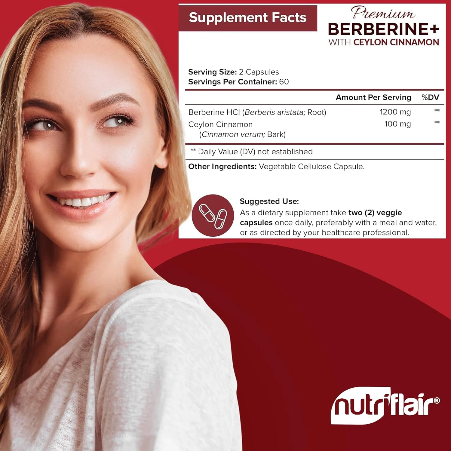 Premium Berberine HCL - Suppor - Berberine Hcl Capsule recensione e prezzo