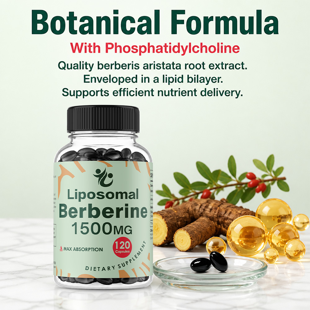 Berberina HCL Liposomiale - 15 - Berberine Hcl Capsule recensione e prezzo