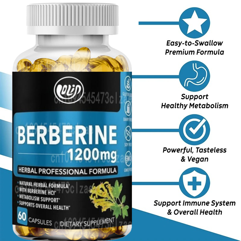 Integratore HCL da 1200 mg, su - Berberine Hcl Capsule recensione e prezzo