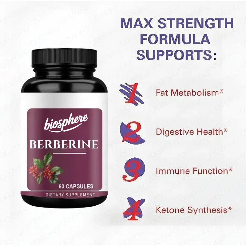 Berberine Supplemento-60 capsu - Berberine Hcl Capsule recensione e prezzo